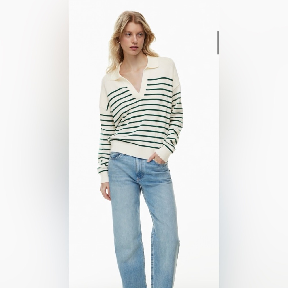 Wilfred Clara striped polo sweater